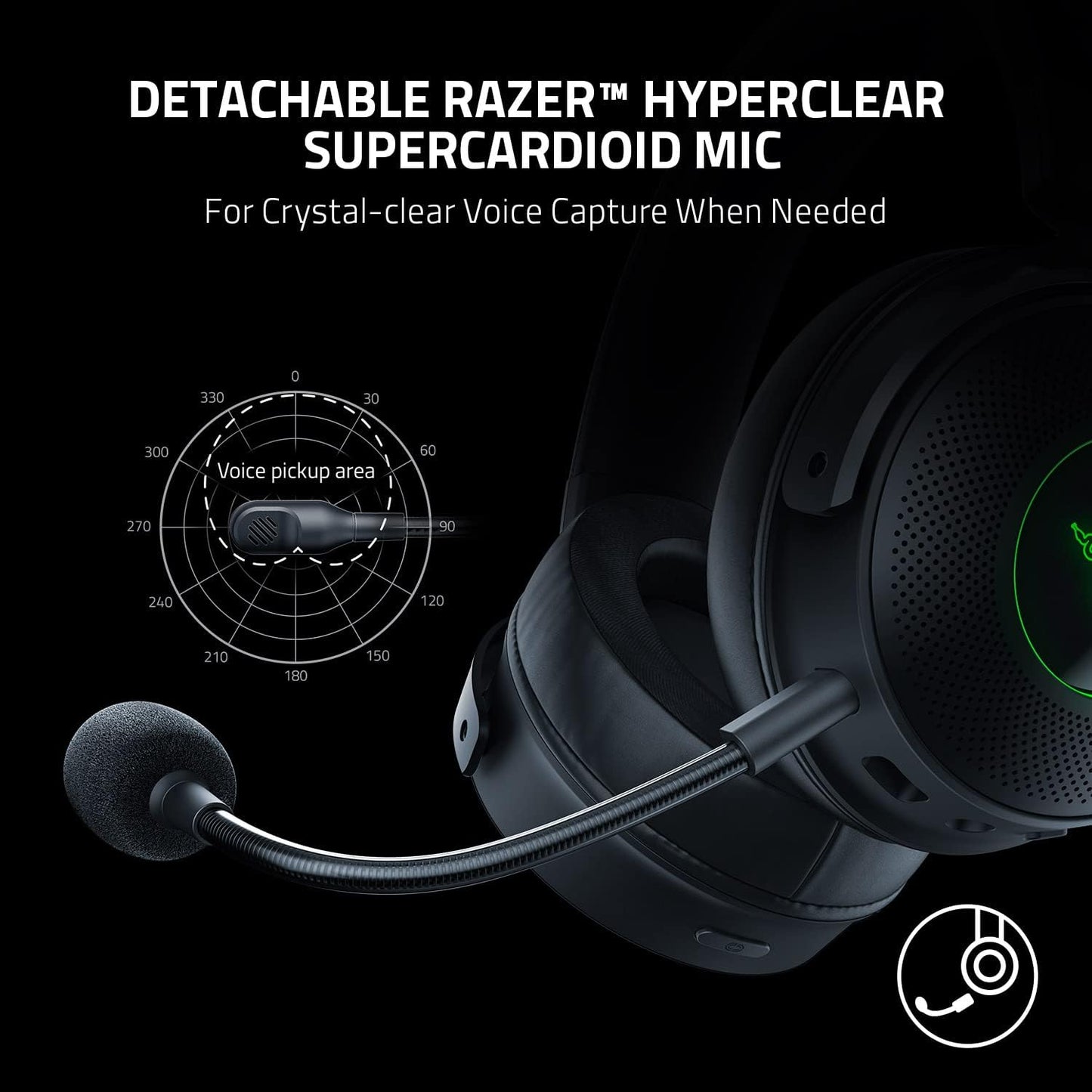 Razer Kraken V3 Pro: Wireless Haptic Gaming Headset (Renewed)