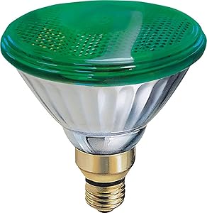 GE 100PAR/G/85WM6PK 85-Watt Green PAR38 Bulb 6-Pack