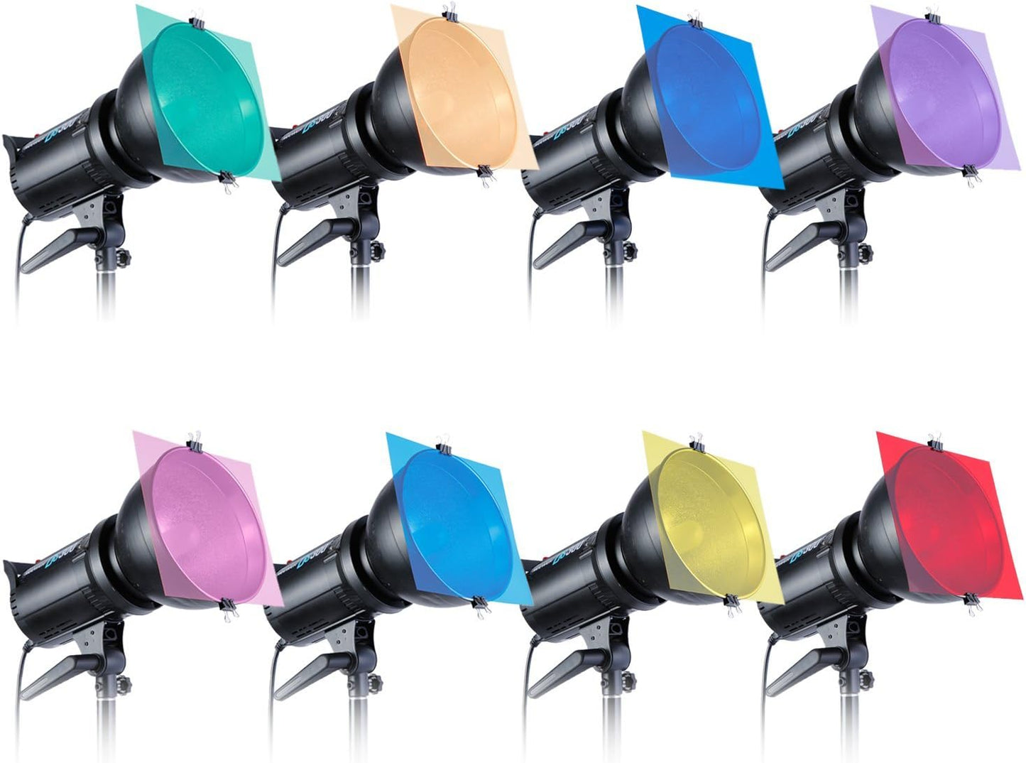 Neewer CF-8 Color Correction Gel Filter 8-Pack