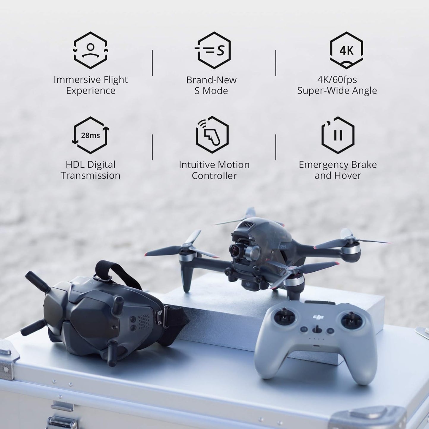 DJI CRTDJPFPVCOMBORB FPV Drone Combo Renewed
