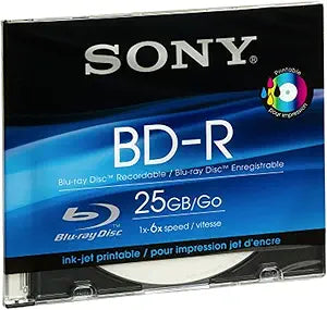 Sony BNR25B-IPSL 25GB 6X Blu-Ray Disc Printable