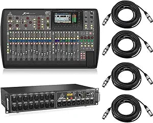 Behringer X32 Compact Digital Mixer Bundle with S16