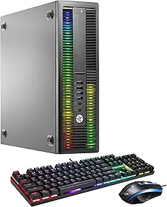 HP i7-6500 RGB Gaming PC - GT 1030 Graphics (Renewed)