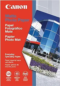 Canon CND7981A014 MP-101 Matte Photo Paper 4x6