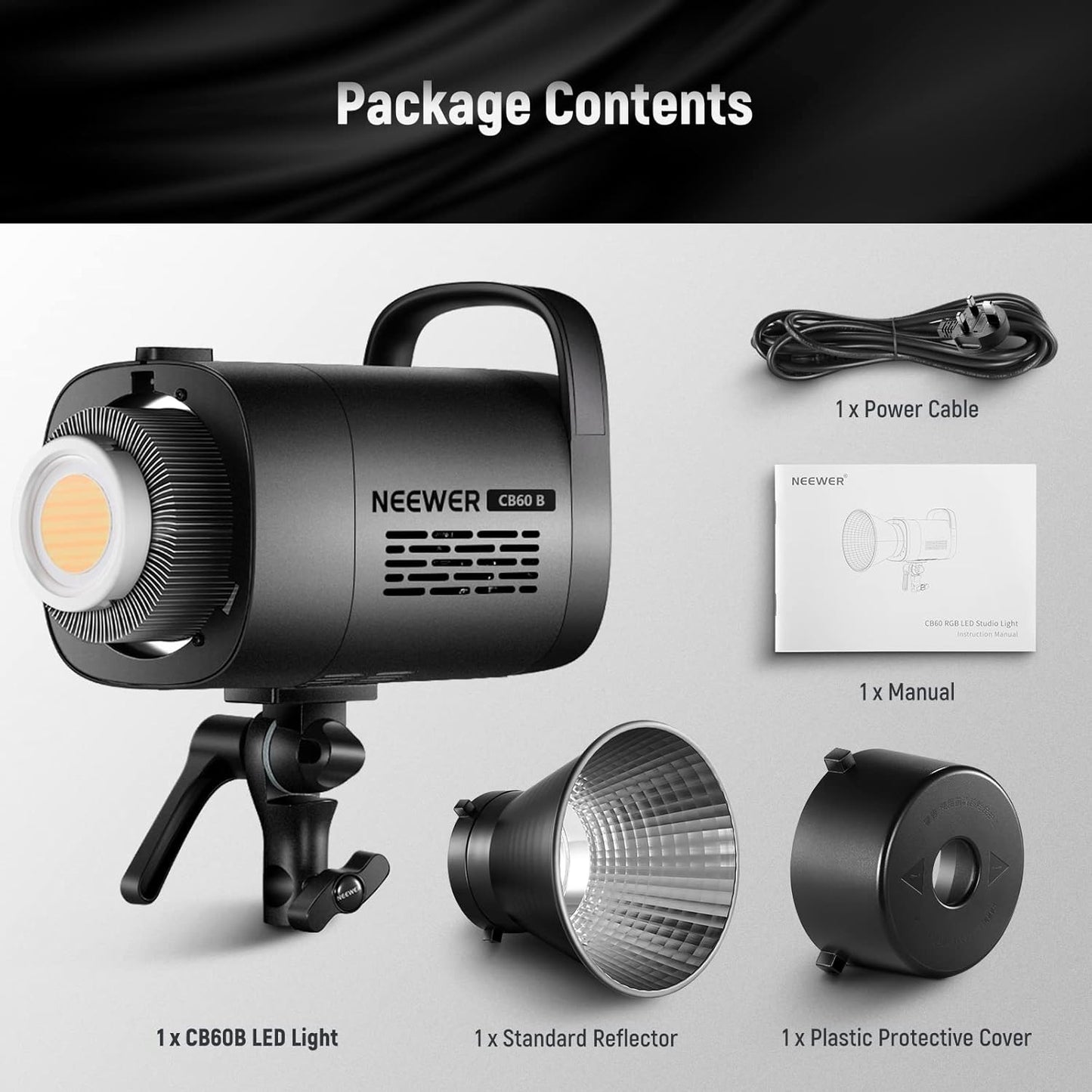 Neewer CB60B 70W Bi-Color LED Video Light APP Control