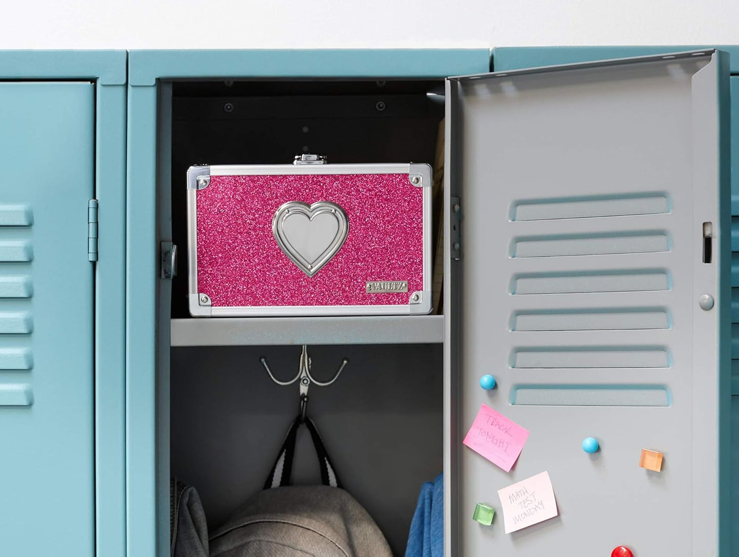 Vaultz VZ03708 Small Pink Bling Locking Supply Box