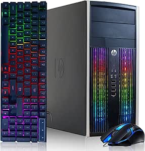 HP Pro Tower RGB Gaming PC i7 16GB 256GB SSD GTX 1660