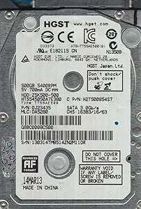 Hitachi HTS545050A7E380 500GB SATA 2.5" Hard Drive