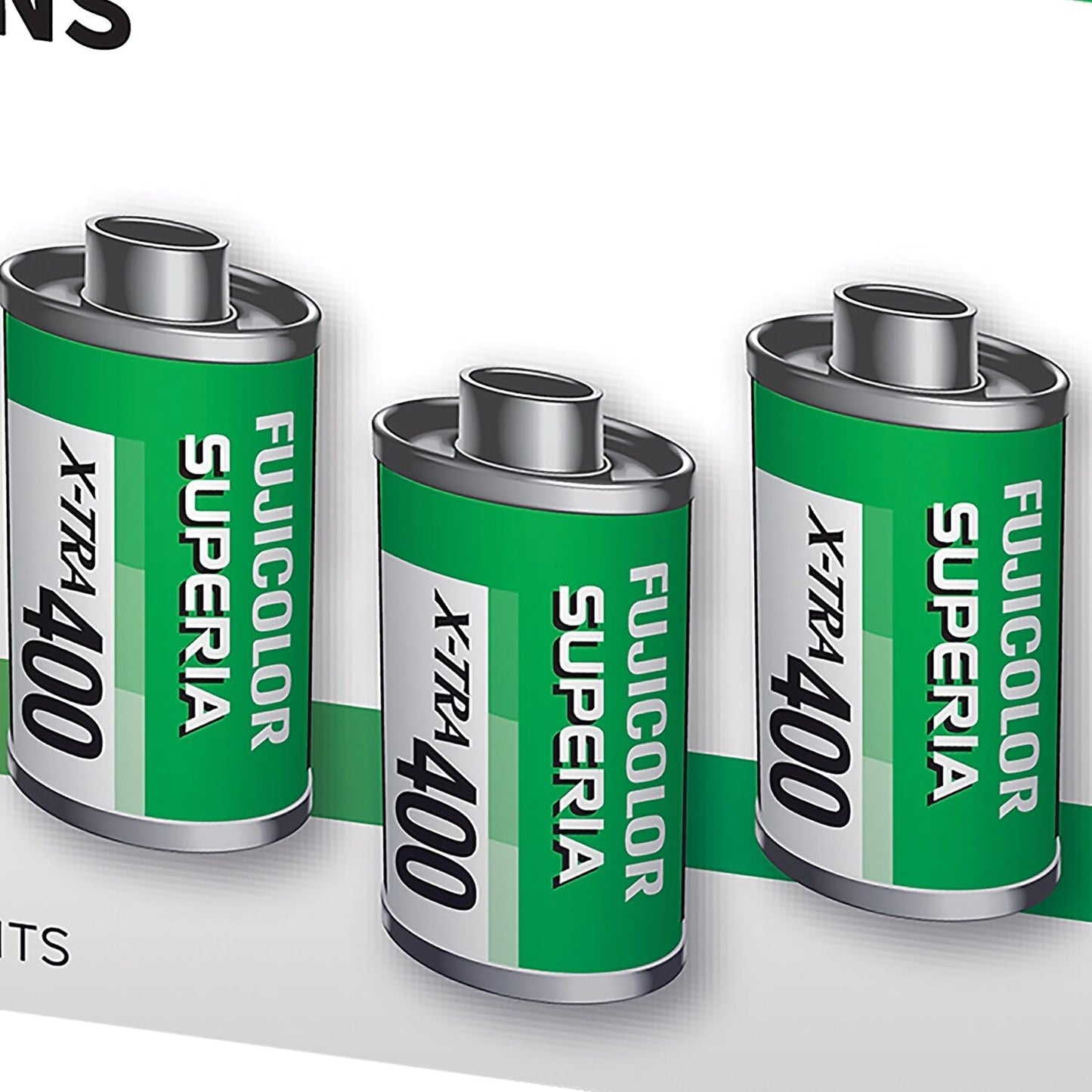 Fujifilm 242485 Fujicolor 400 35mm Film 3-Pack