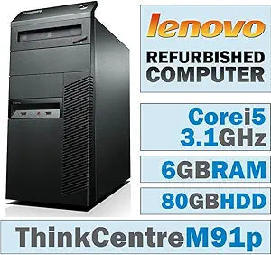 Lenovo ThinkCentre M91p MT i5 Desktop PC (No OS) — main product image