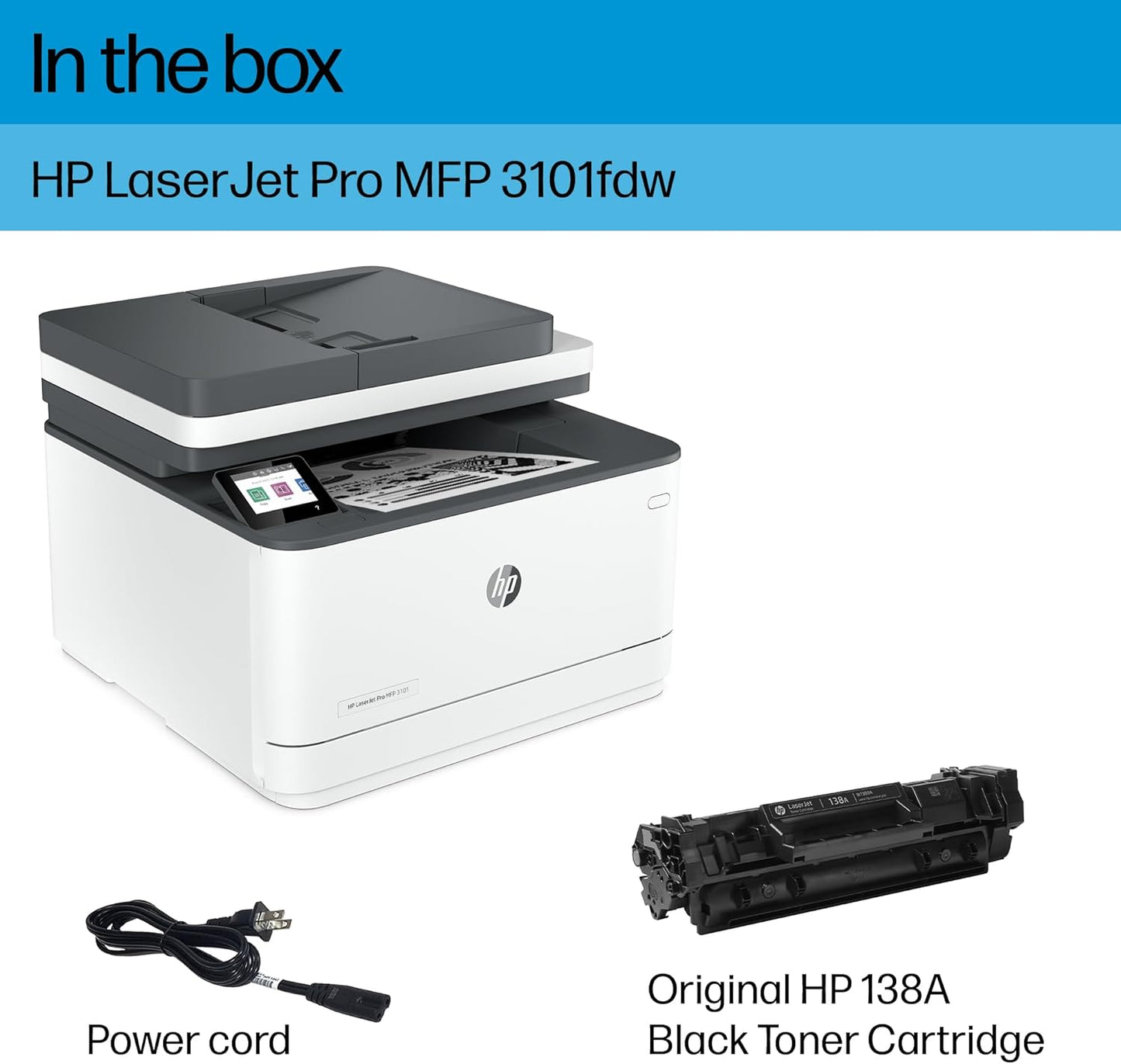 HP 3101fdw LaserJet Pro MFP Wireless All-in-One Printer