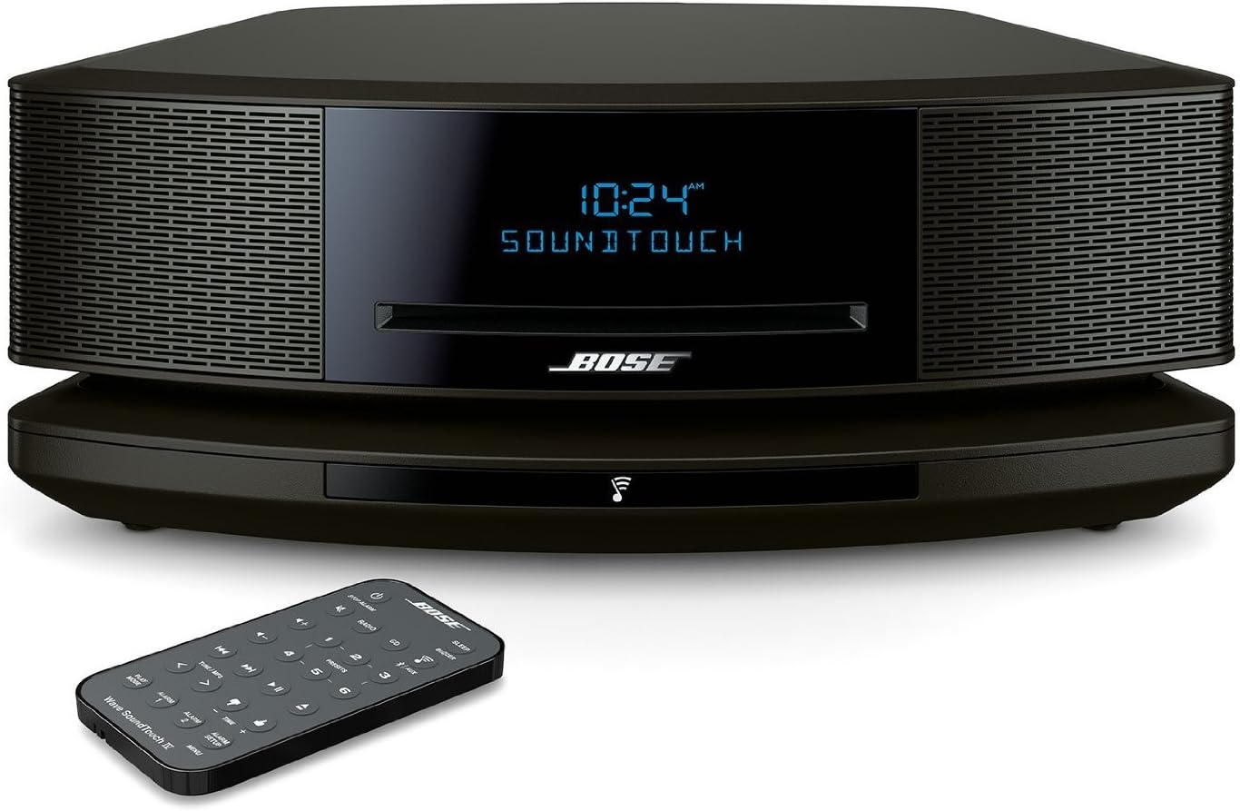 Bose 738031-1710 Wave SoundTouch Music System IV - Espresso Black, Alexa Compatible