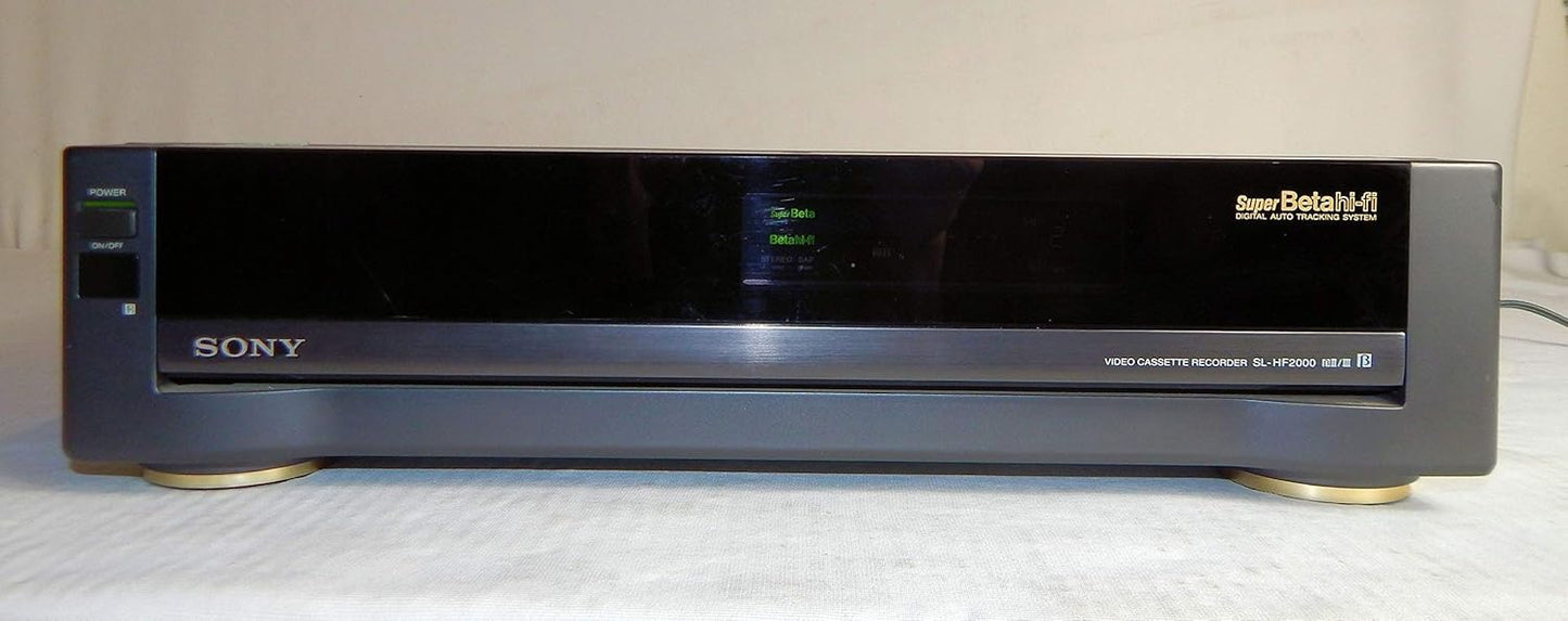 Sony SL-HF2000 Super Beta HiFi VCR - Tested & Working