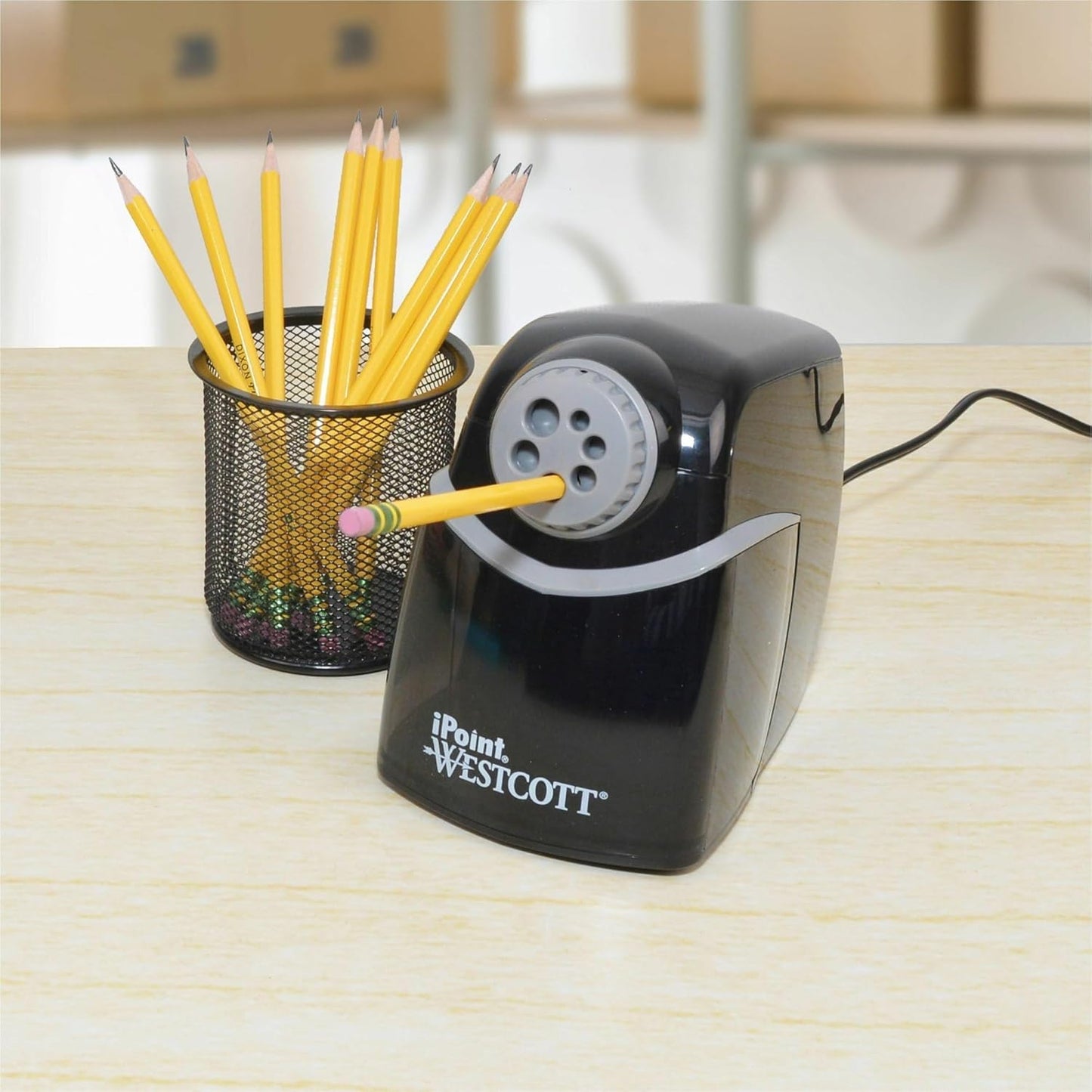 Westcott 16681 iPoint Heavy Duty Electric Pencil Sharpener