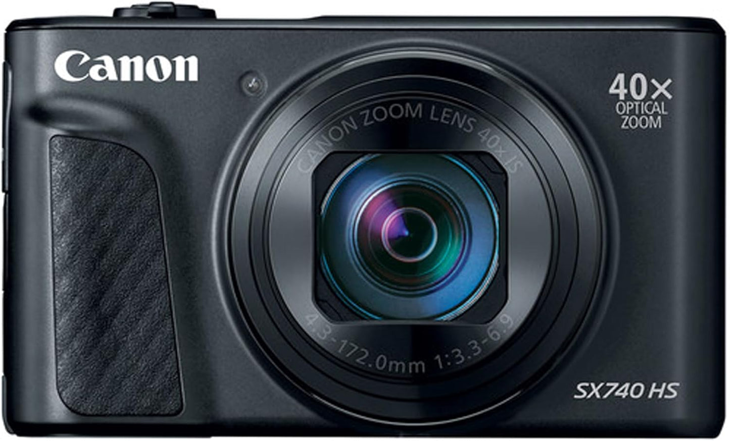 Canon SX740 HS 40x Zoom Compact Camera Bundle (Renewed)
