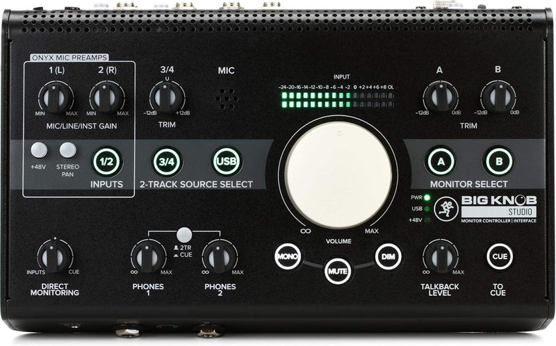 Mackie BIG KNOB STUDIO Monitor Controller USB Audio Interface — main product image