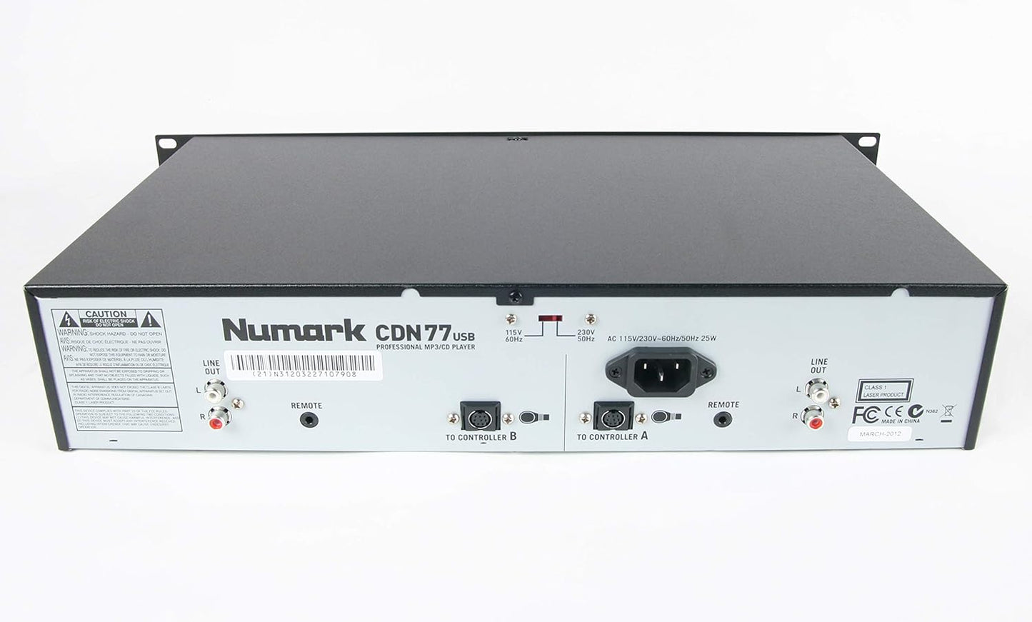 Numark CDN77USB Dual USB MP3 CD Player - DJ Equipment