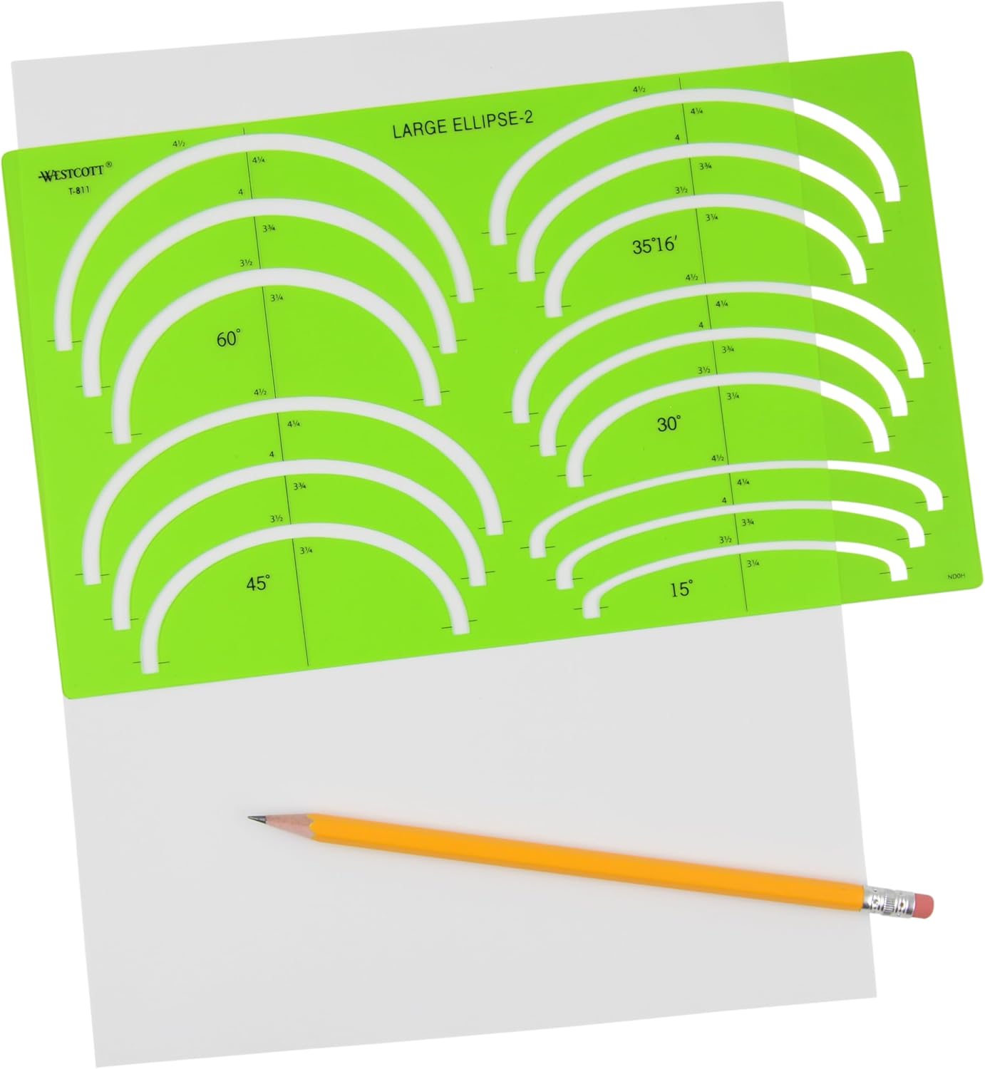 Westcott T-811 Large Ellipse Template Drafting Tool