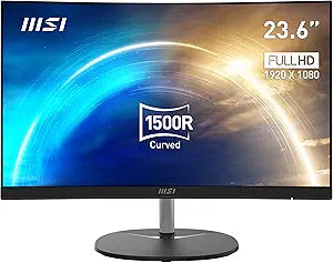 MSI Pro MP241CA 24" Curved VA FHD 75Hz Monitor