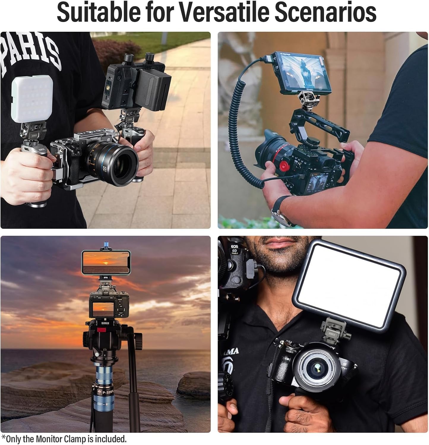 Sirui SC-MC Camera Monitor Mount Cold Shoe Adjustable