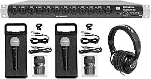 PreSonus STUDIOLIVE 16R Mixer Audio Technica Headphones Bundle