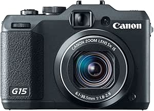 Canon 6350B001 PowerShot G15 12.1 MP Digital Camera