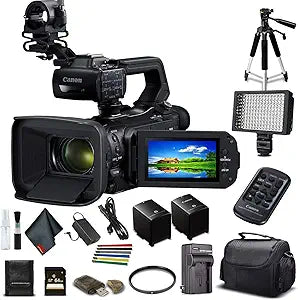 Canon 3668C002 XA55 UHD 4K Camcorder Bundle (Renewed)