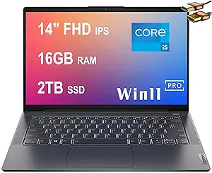 Lenovo IdeaPad 5 14" FHD Business Laptop i5-1135G7 16GB 2TB SSD Win11 Pro