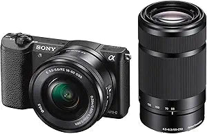 Sony K-84491-20 Alpha A5100 Camera with 16-50mm & 55-210mm Lenses — main product image