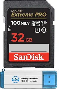 SanDisk 032G_SD_Extreme_Pro_R3 - 32GB SD Card Bundle