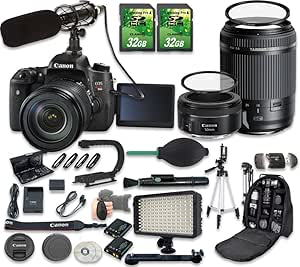 Canon PZ-CANT6SKIT50-TAM18-200 DSLR Camera Lens Bundle