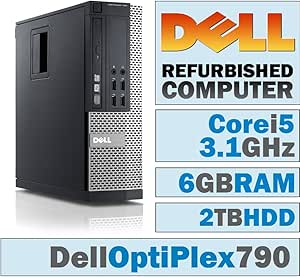 Dell OptiPlex 790-bdba7749 SFF Desktop - i5-2400, 6GB, 2TB HDD, Win 7 Pro