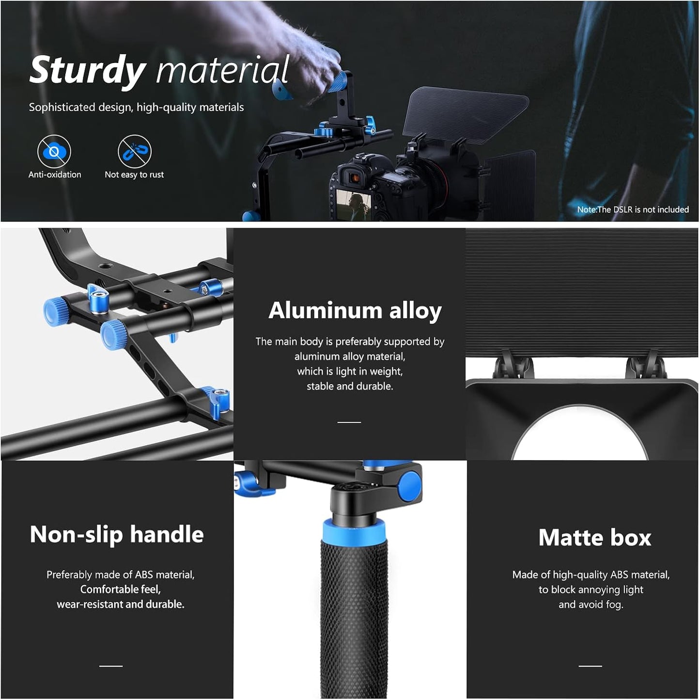 Neewer 10086749 DSLR Camera Shoulder Rig Kit
