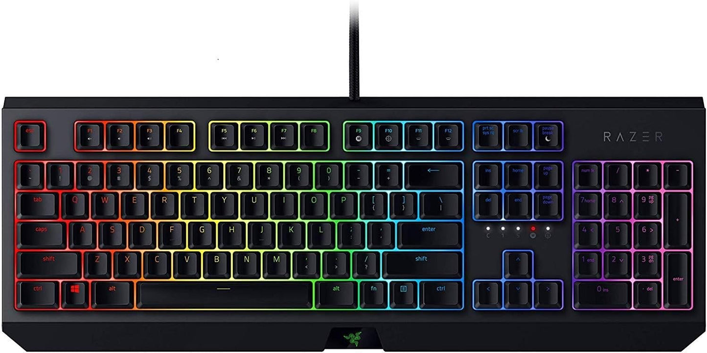 Razer BlackWidow Green Switch Renewed Gaming Keyboard