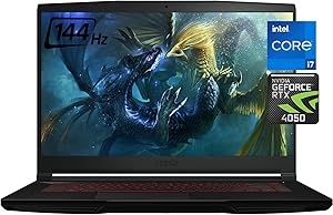 MSI Thin GF63 RTX 4050 Gaming Laptop 144Hz