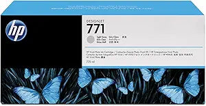 HP B6Y46A 771A Light Gray Ink Cartridge 3-Pack