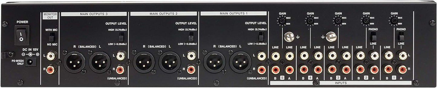 Tascam MZ-223 7-Channel 3-Zone Rackmount Audio Mixer