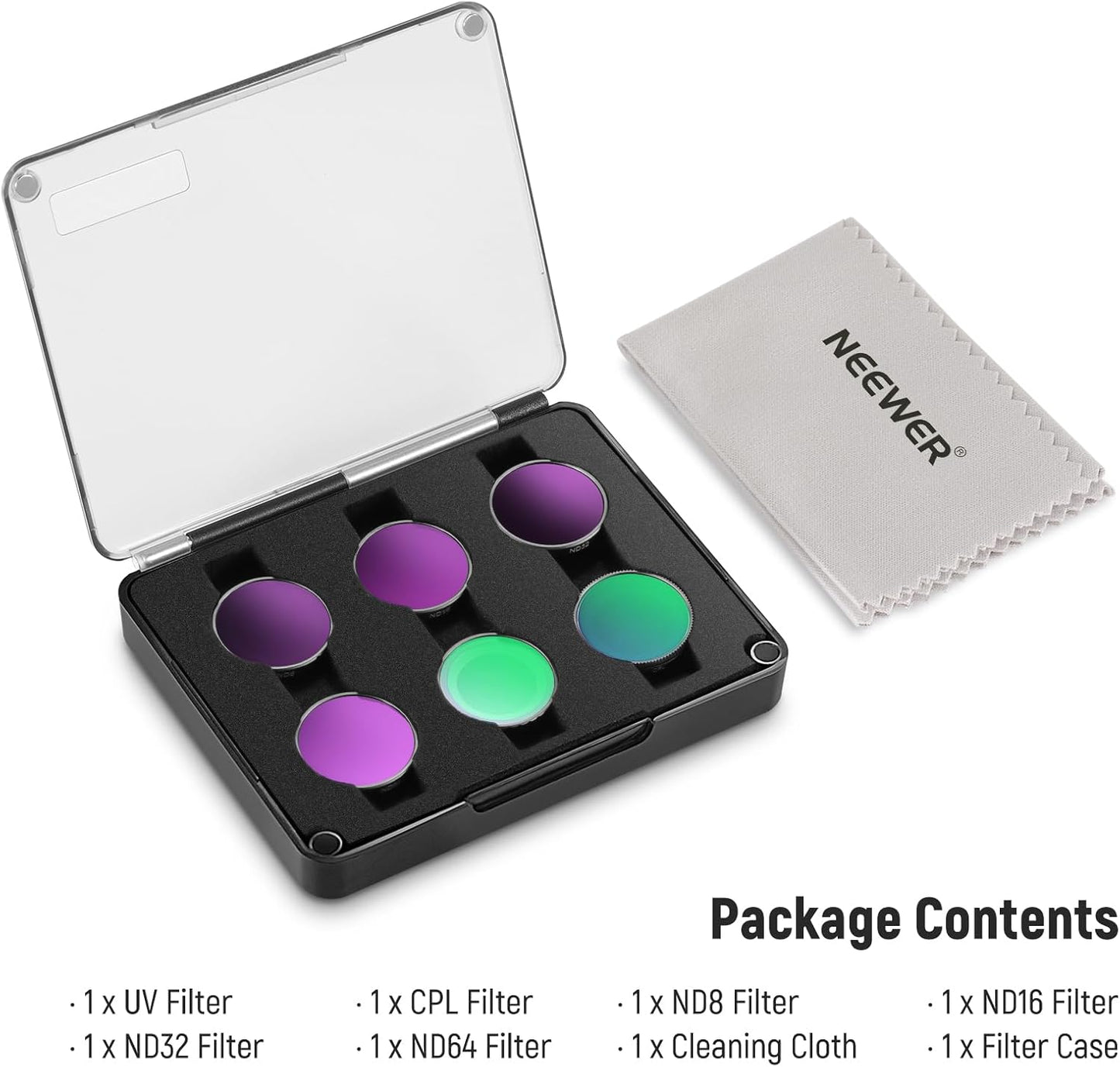 Neewer 10104590 Insta360 GO 3S Filter Kit ND UV CPL