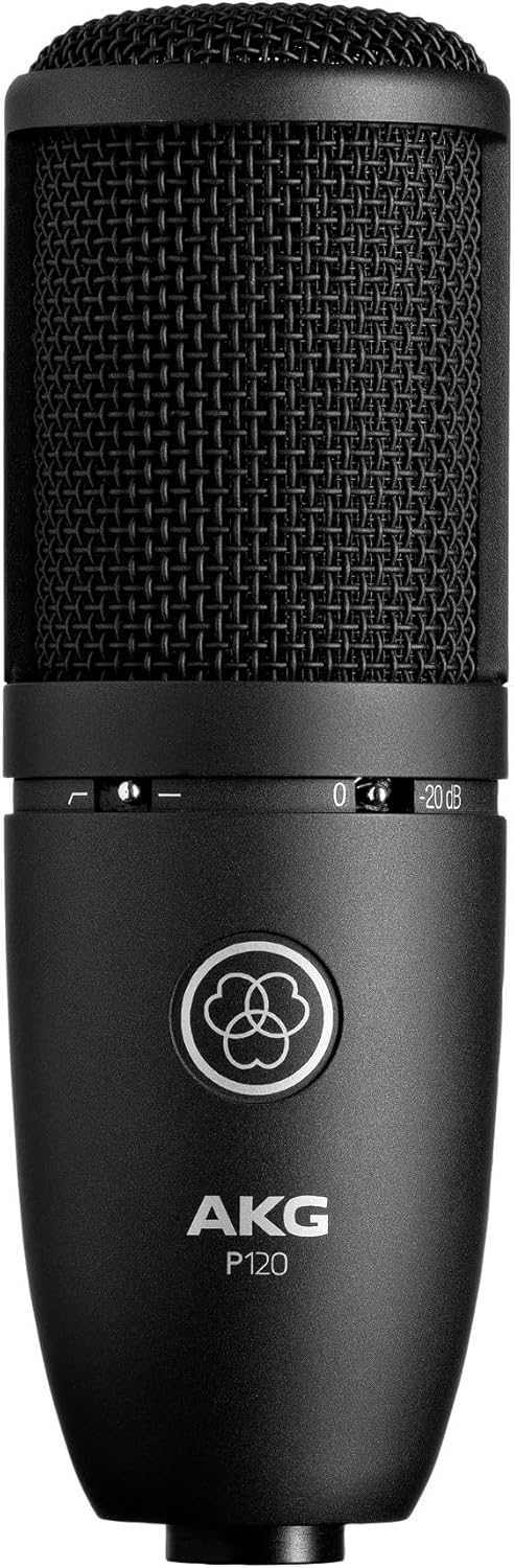 AKG P120 Studio Condenser XLR Microphone - Black — main product image