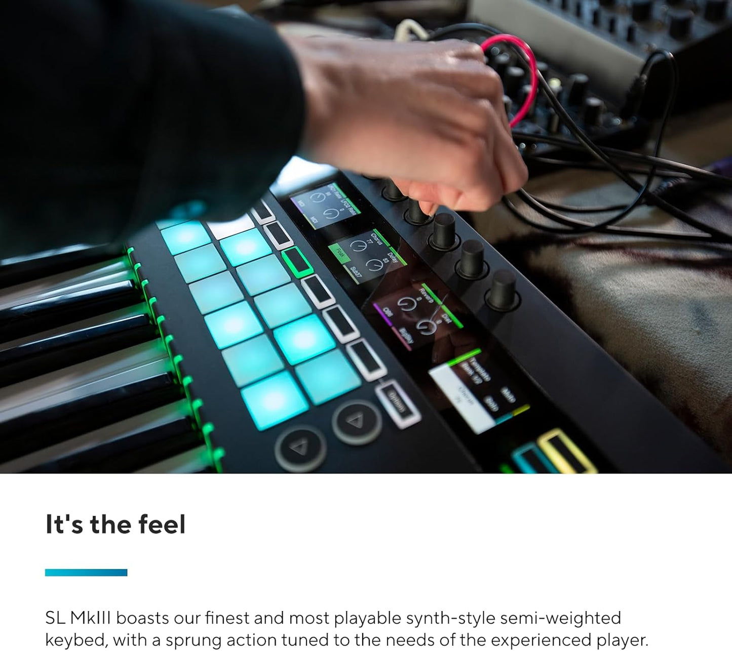 Novation AMS-SL61-MK3 61-Key MIDI Keyboard Controller