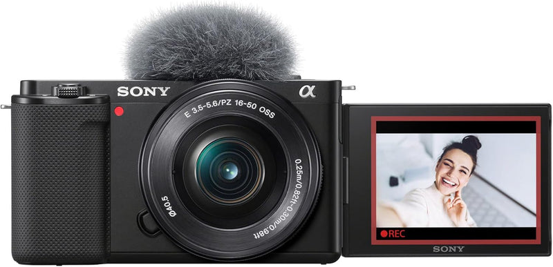 Sony ILCZV-E10L/B Alpha ZV-E10 Mirrorless Vlog Camera — main product image