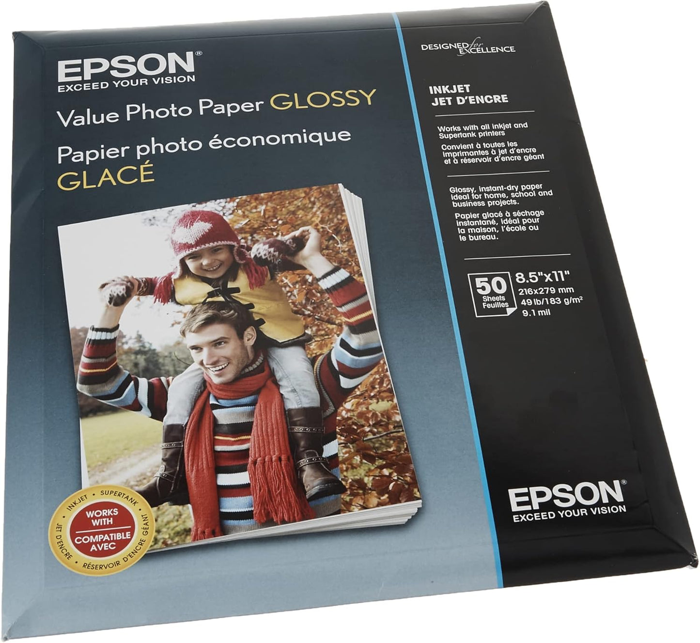Epson S400031 Value Glossy Photo Paper Letter
