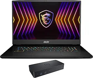 MSI TITANGT7712007-4416-286410 Titan GT77 12UHS Gaming Laptop i7-12800HX 64GB 8TB SSD RTX 3080 Ti