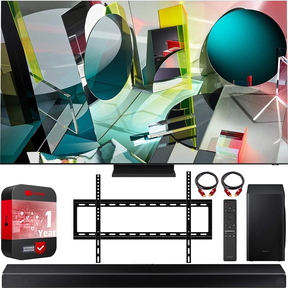 Samsung QN65Q900TS 65-inch 8K Smart TV Bundle