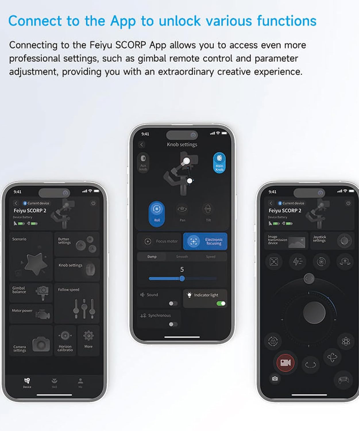 FeiyuTech Scorp 2 Kit AI Gimbal Stabilizer