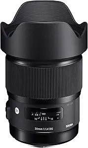 Sigma 20mm F1.4 Art DG HSM Sony E-Mount Lens (Renewed)