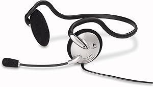 Logitech 980447-0914 PC Headset - Behind-The-Neck Mic