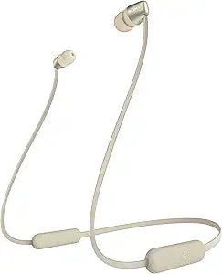 Sony WI-C310/N Wireless In-Ear Gold Headphones — main product image