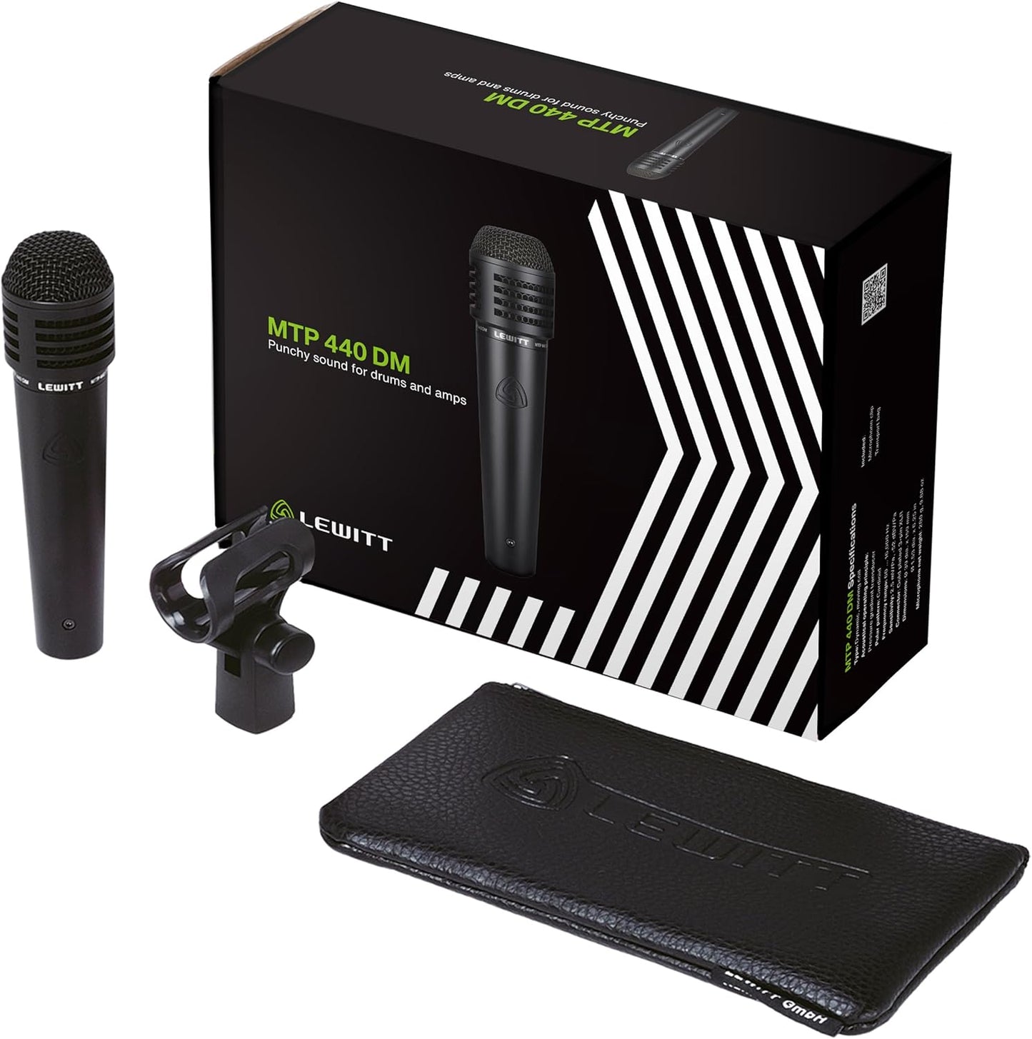Lewitt MTP 440 DM Dynamic Instrument Microphone - Snare/Guitar