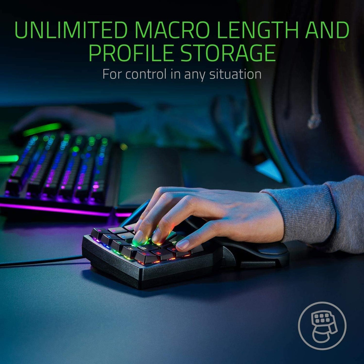 Razer RZ07-03110100-R3U1 Tartarus Pro Analog Gaming Keypad